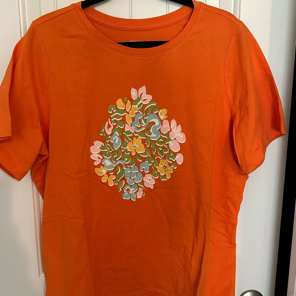 New orange shirt